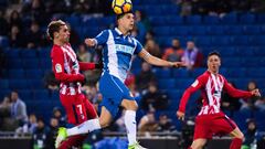 Espanyol termina con el invicto del Atlético que cae en el final