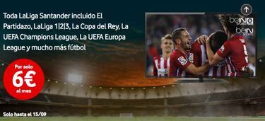 Vodafone amplía su oferta de Todo el fútbol a 6 euros