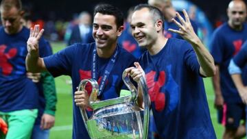 Iniesta sobre el reto de Xavi: "Sólo vale ganar y eso siempre hubiese existido"