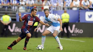 Albentosa jugó sus primeros minutos de la temporada ante el Eibar