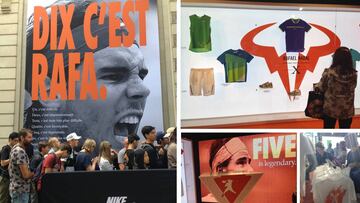 La 'Nadalmanía' invade París con una camiseta conmemortiva