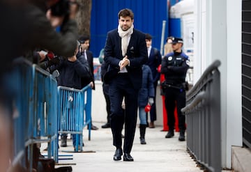 Gerard Piqué a su llegada al Juzgado de Majadahonda.
La jueza le investiga por presuntas irregularidades en el traslado de la 'Supercopa' de fútbol masculino de España a Arabia Saudí.