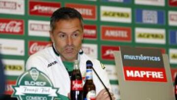 Fran Escribá, técnico del Elche