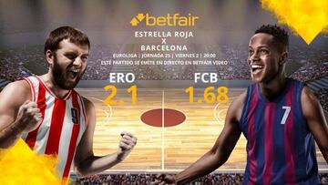 Estrella Roja vs. Barça Basket: horario, TV, estadísticas, clasificación y pronósticos