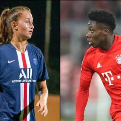 Davies-Huitema, los primeros novios a por la Champions