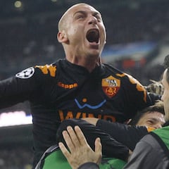 De Rossi, Dzeko y Kolarov ya saben lo que es marcar en el Santiago Bernabéu