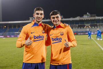 Ferr¨¢n Torres y Pedri.