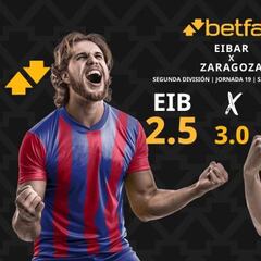 SD Eibar vs. Real Zaragoza: horario, dónde ver, pronósticos y clasificación