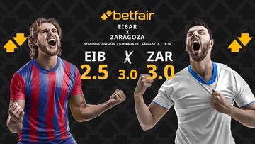 SD Eibar vs. Real Zaragoza: horario, dónde ver, pronósticos y clasificación