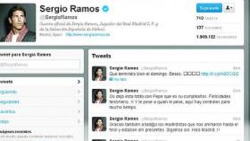 <strong>LA CUENTA DE TWITTER DE RAMOS.</strong>