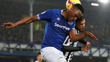 Yerry Mina, jugador de Everton