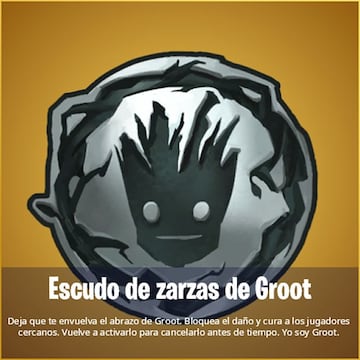 El Escudo de zarzas de Groot es el arma m&iacute;tica de Groot