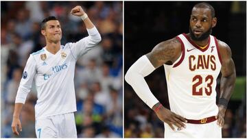 LeBron y Cristiano, los dos reyes del deporte