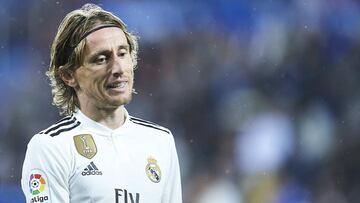 El centrocampista croata del Real Madrid, Luka Modric, durante un partido.