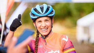 La ciclista española Sandra Pastor.