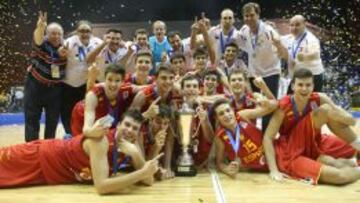La Selección Sub-16 campeona de Europa en 2013.