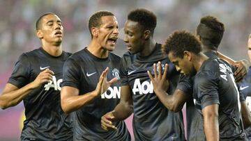 Rio Ferdinand y Zaha, en una imagen de archivo.