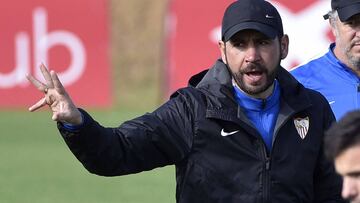 Machín, entrenador del Sevilla.