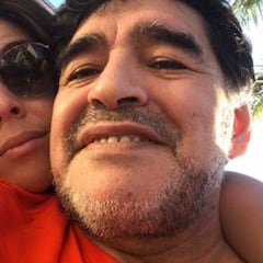 Dalma Maradona firma la paz con su padre tras la dura derrota de la Albiceleste