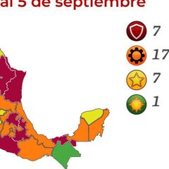 Mapa COVID: En qué color del semáforo está mi estado