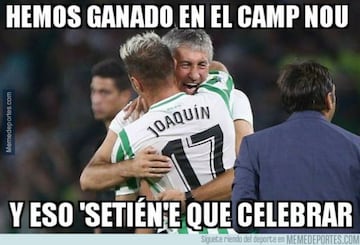 Los mejores memes de la derrota del Barcelona ante el Betis