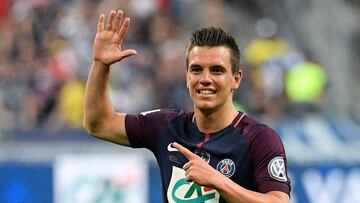 Giovani Lo Celso, durante su etapa en el PSG