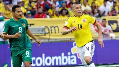 Mateus Uribe no tiene el debut esperado en las Eliminatorias