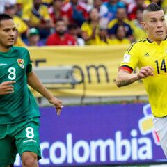 Mateus Uribe no tiene el debut esperado en las Eliminatorias