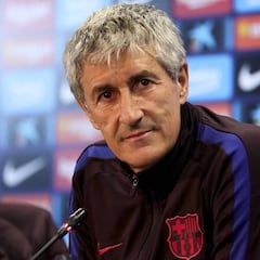 Setién: "No me voy a meter en la vida de Messi ni en la de nadie"