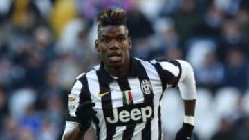 Paul Pogba, durante un partido con la Juventus.