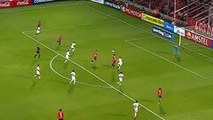 Pocas veces se ve lo que provocó Pablo Galdames con su gol: Independiente, loco con los chilenos