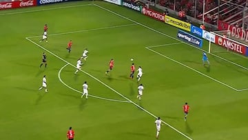 Pocas veces se ve lo que provocó Pablo Galdames con su gol: Independiente, loco con los chilenos