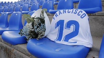 El último tributo sorpresa del Leganés a sus socios fallecidos