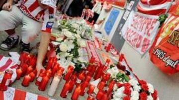 El Sporting organiza una misa en El Molinón por Preciado