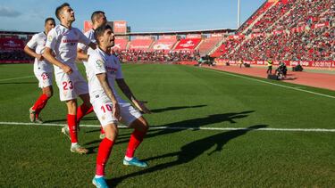Celebración sevillista.
