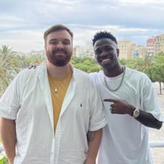 Ibai Llanos, tras conocer a Vinicius: “A Piqué le teníamos como un hijo”