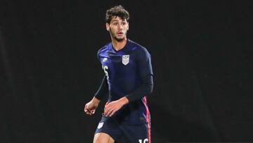 Cardoso, con la selección estadounidense.