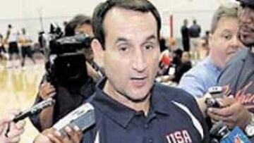 <b>EL GRAN RETO. </b>A Krzyzewski y a EE UU sólo le vale el oro.