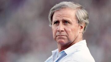 Michel Hidalgo, en su época como entrenador del Olympique de Marsella.