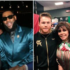 Famosos que se presentaron a la Canelo vs Golovkin 2