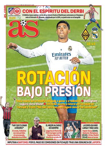 Las portadas de AS de septiembre