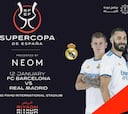 Alineación posible de Barcelona y Real Madrid en el Clásico de la Supercopa de España