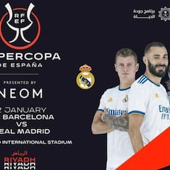 Alineación posible de Barcelona y Real Madrid en el Clásico de la Supercopa de España