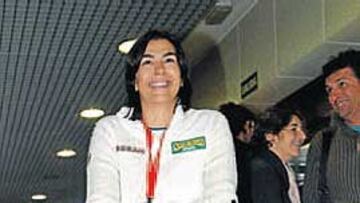 <b>RISUEÑA. </b>La lesión en la rodilla no ha borrado la sonrisa de Rienda.