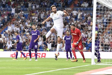 Borja Mayoral empató a uno tras un centro chut de Cristiano Ronaldo.