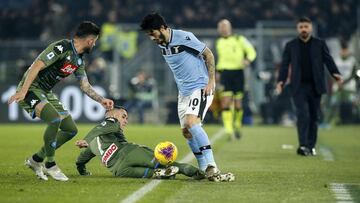 Napoli pierde en los últimos minutos frente a la Lazio