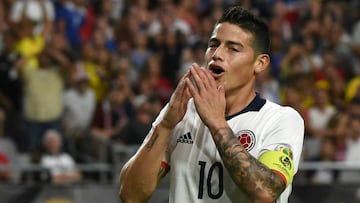 James Rodríguez, capitán y máximo referente de la Selección Colombia en Copa América