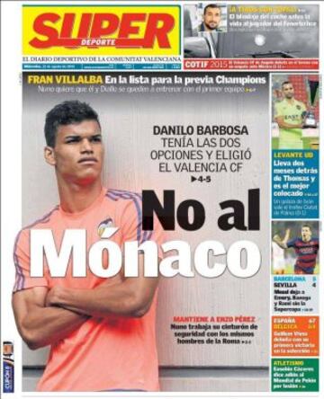 Portadas de la prensa deportiva