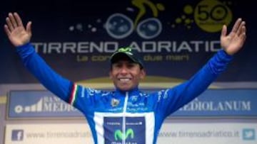 Nairo Quintana, ganador de la Tirreno 2015.