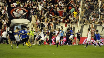 Vallecas estalla con el gol de Tamudo.